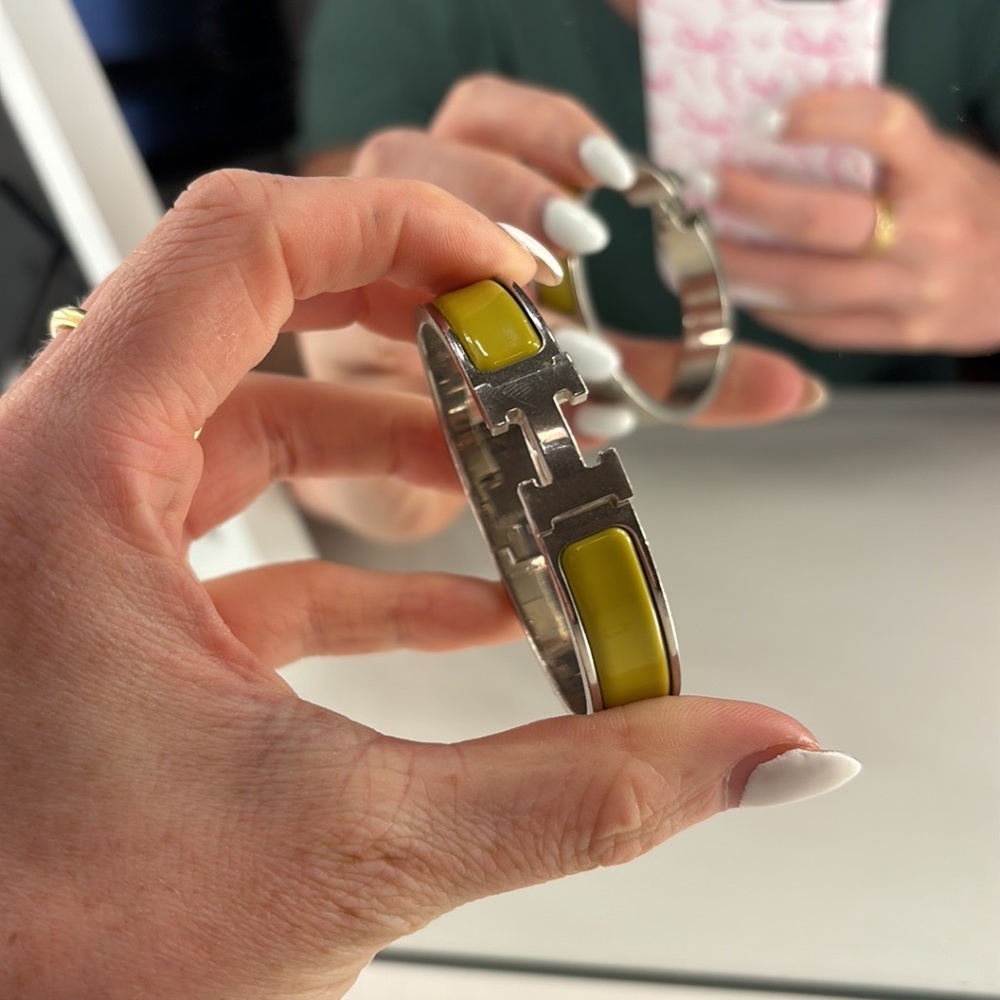 Yellow Hermes bracelet
